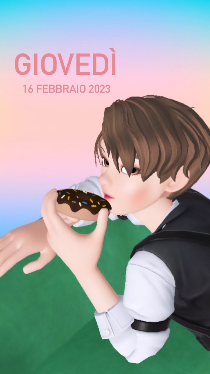 shomalino's tweet photo. 【毎日ZEPETO】
2月16日
甘いもので始める木曜日🍩
#ZEPETO #shomalino #haveasweetday https://t.co/EA0hDN6Nns