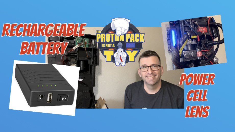 New Video: HasLab Proton Pack - Talentcell Battery Installation & Power Cell Lens Replacement youtu.be/mcV1UW-7Ddo #Ghostbusters #HasLab #ProtonPack