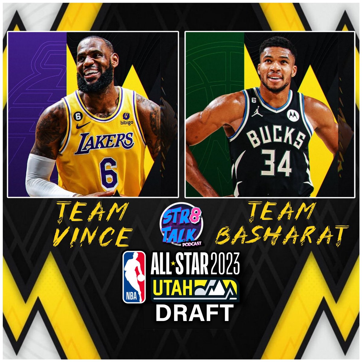 SESvince's tweet photo. 🚨 EPISODE ALERT🚨

New #Str8Talk available NOW!!

EP. 41 | #NBAAllStar Draft

We build our own All-Star teams for #TeamLeBron and #TeamGiannis 

Who drafted the best team? Give the episode and let us know who's the better GM 🤙🏼

Link 🔗 below 👇🏼
https://t.co/BDlNBNeOoo https://t.co/AeBggO2cfX