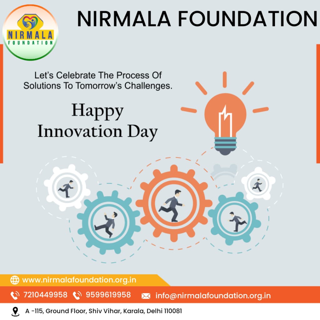 nirfoundation's tweet photo. ।। Nirmala Foundation ।।
National Innovation Day
#NationalInnnovationDay #HumanRights #HealthForAll #EducationForAll #WomenEmpowerment #CSR #CorporateSocialResponsibility #YouthEmpowerment #CleanIndia #GreenIndia #TopNGOIndia #NirmalaFoundation #MakeDonation #Help #NGO #TopNGO https://t.co/zKeiNsWwqQ