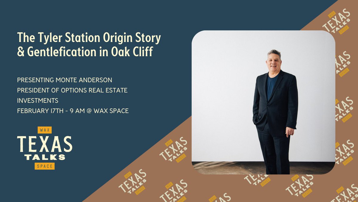 Do you want to hear how we created and financed Tyler Station?  Come out and have some donuts and coffee with us this Friday.   

#waxspace
#tylerstation
#neighborhoodevolution