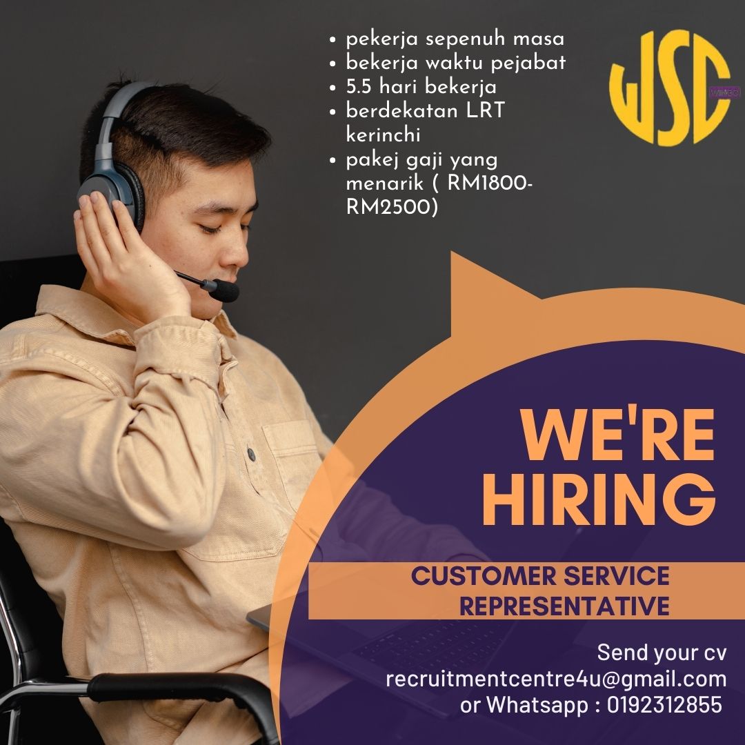 KERJA KOSONG KUALA LUMPUR (@workwsg) on Twitter photo Don't miss your opportunity!
Contact us now!: wasap.my/60192312855/Tw…
#kerjakosong
<a href="/Kerjacarirezeki/">JobsViral</a> @Peluang_KerjaMY <a href="/JobVacanciesMY/">JOB VACANCY M’sia</a> <a href="/MusKerjaKosong/">mus_shareKerjaKosong</a> <a href="/twt_kerjaMY/">TwtKerja</a>
<a href="/kerjakosong123/">Kerja Kosong</a> <a href="/Oh_KerjaKosong/">Oh Kerja Kosong</a> <a href="/Jobkerjaya/">Jawatan Kosong Kerja Terkini</a> <a href="/twt_kerja/">Twt_Kerja</a> <a href="/kerja_kosongMY/">Your Recruiter</a> <a href="/ejawatankosong/">JawatanKosong</a> Don't miss your opportunity!
Contact us now!: wasap.my/60192312855/Tw…
#kerjakosong
<a href="/Kerjacarirezeki/">JobsViral</a> @Peluang_KerjaMY <a href="/JobVacanciesMY/">JOB VACANCY M’sia</a> <a href="/MusKerjaKosong/">mus_shareKerjaKosong</a> <a href="/twt_kerjaMY/">TwtKerja</a>
<a href="/kerjakosong123/">Kerja Kosong</a> <a href="/Oh_KerjaKosong/">Oh Kerja Kosong</a> <a href="/Jobkerjaya/">Jawatan Kosong Kerja Terkini</a> <a href="/twt_kerja/">Twt_Kerja</a> <a href="/kerja_kosongMY/">Your Recruiter</a> <a href="/ejawatankosong/">JawatanKosong</a>