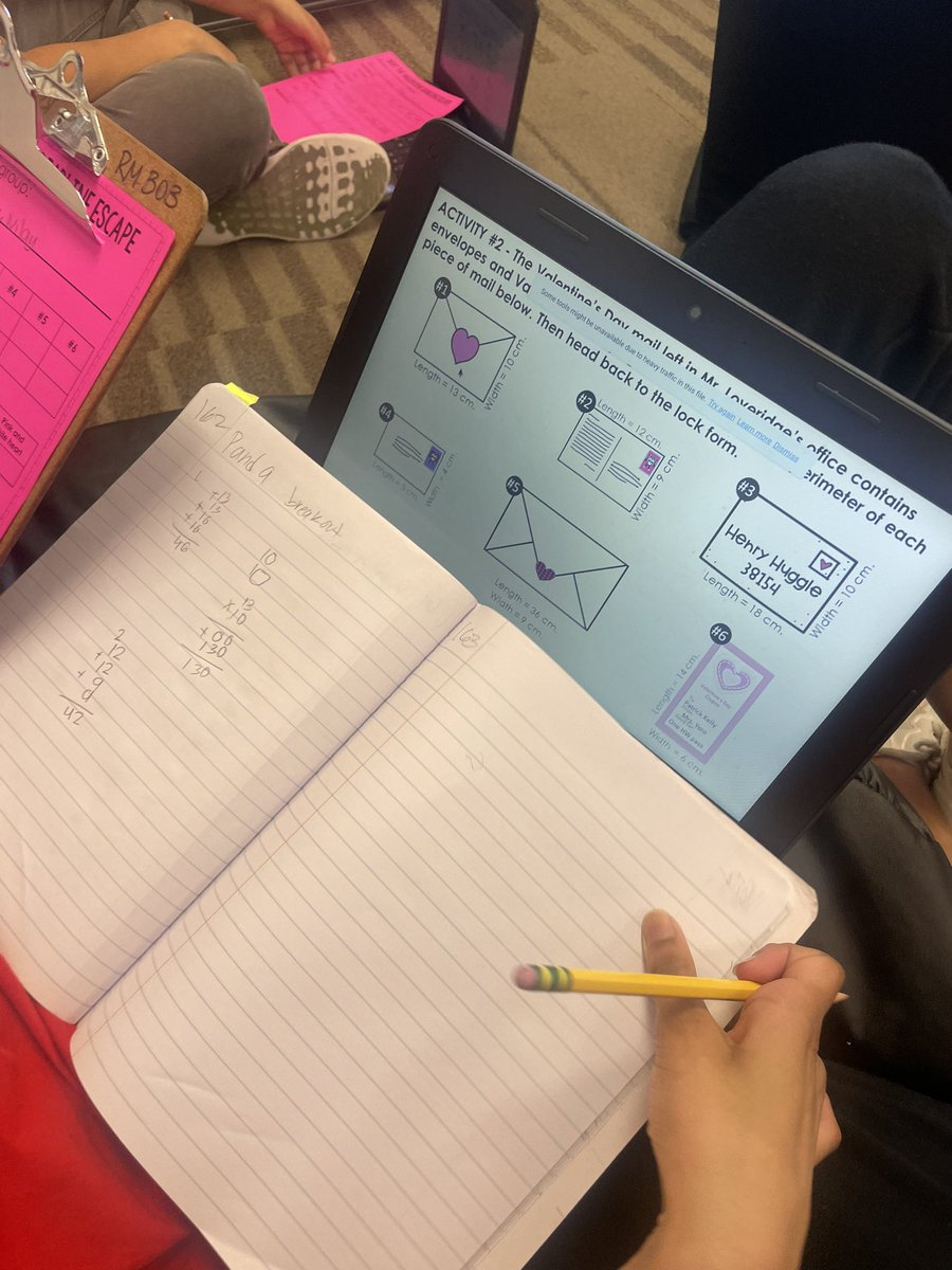 Sanam Sherali, M.Ed. (@misssherali) on Twitter photo Valentine’s Break Outs in <a href="/mslakersclass/">Kimberly Laker</a> ! 💕 With some collaboration and critical thinking these mathematicians were truly engaged in applying their learning! Valentine’s Break Outs in <a href="/mslakersclass/">Kimberly Laker</a> ! 💕 With some collaboration and critical thinking these mathematicians were truly engaged in applying their learning!