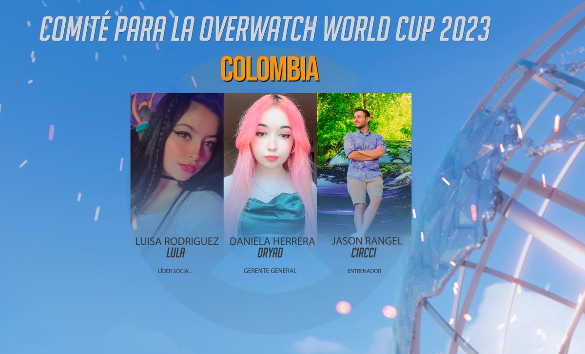 Ya tenemos a los comités de la Overwatch World Cup 2023. Lista hispanohablante. #Owwc2023

Argentina
<a href="/desastreger/">Not Your</a> 
<a href="/Xyan_OW/">Xyan_OW</a> 
<a href="/neither7tv/">neither7</a> 

Brasil
<a href="/Nitrao_/">Nitrão</a> 
<a href="/honorato_ow/">honorato</a> 
<a href="/mirsthy/">mirsthy</a> 

Chile
@RakunMatteucci 
<a href="/Max_Likanss/">sir Max likanss</a> 
<a href="/AbueloKTN/">KTN @ 2026</a> 

Colombia
<a href="/DanDryad/">Dryad</a> 
<a href="/Circci/">Jason</a> 
<a href="/Lula_FBR/">Lula 🌸</a>