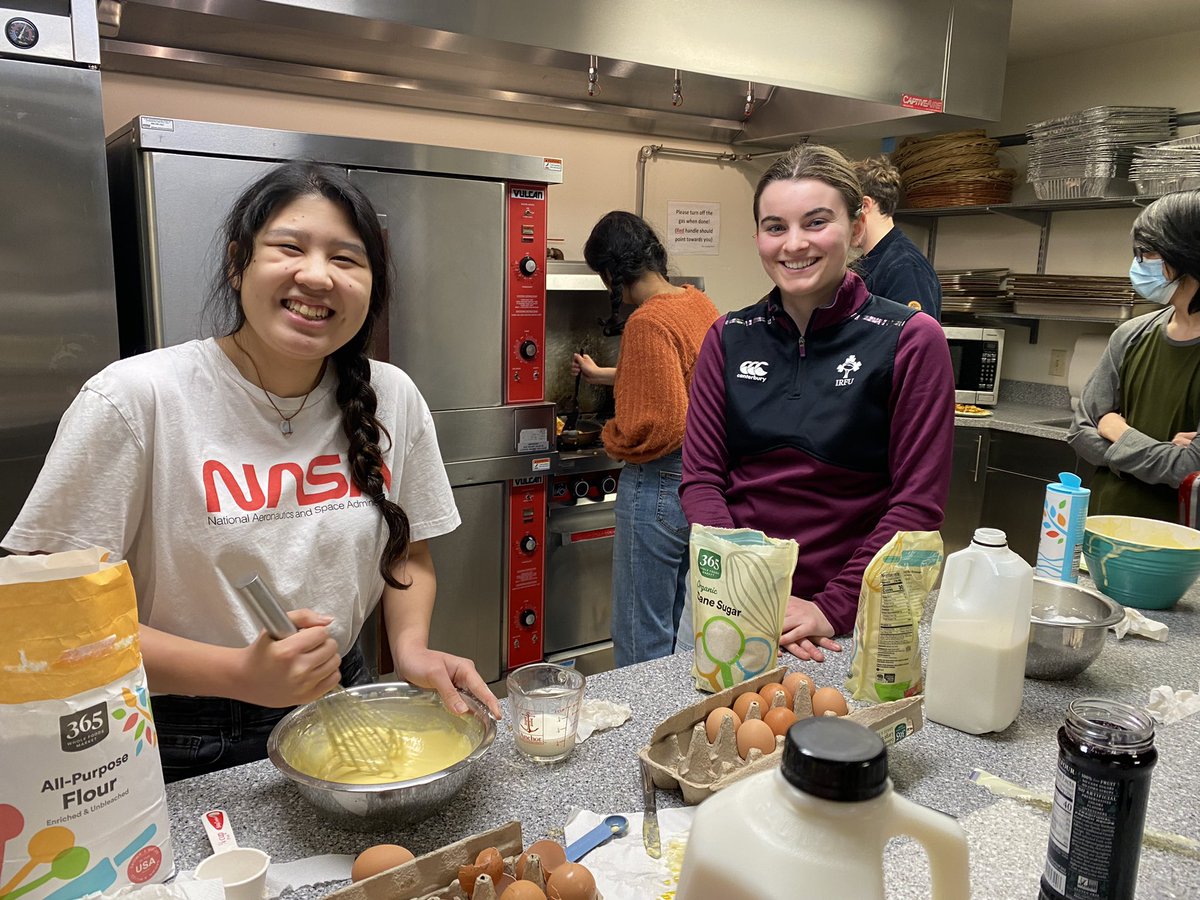 A huge shout out to our German Undergraduate Advisory Board (GUAB) for organizing a delightful and successful cooking event involving the Austrian specialty Kaiserschmarrn on Feb 13 2023!! #guab #deutschkochen #deutschmachtspass #sheilcatholiccenter <a href="/aatgonline/">AATG</a> <a href="/IngridZeller/">Ingrid Zeller</a>