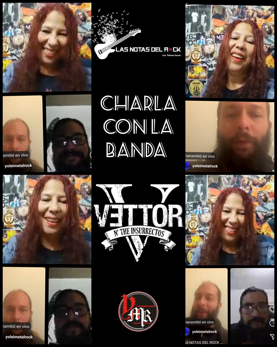 LAS NOTAS DEL ROCK
Banda invitada:
<a href="/vettorband/">Vettor n' the Insurrectos</a>
Charla sobre su producción discográfica

#LasNotasDelRock
#yoleimetalrock 
#charlasrock
#streaming
#liveinstagram
#live
#vettorband
#metal
#rock 
#Músicos

instagram.com/tv/CotB2v5KN5_…
