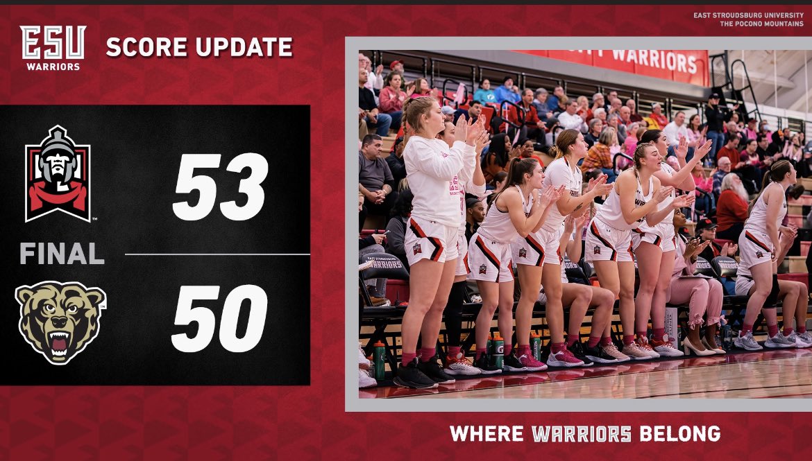 East Stroudsburg Women's Basketball tweet media