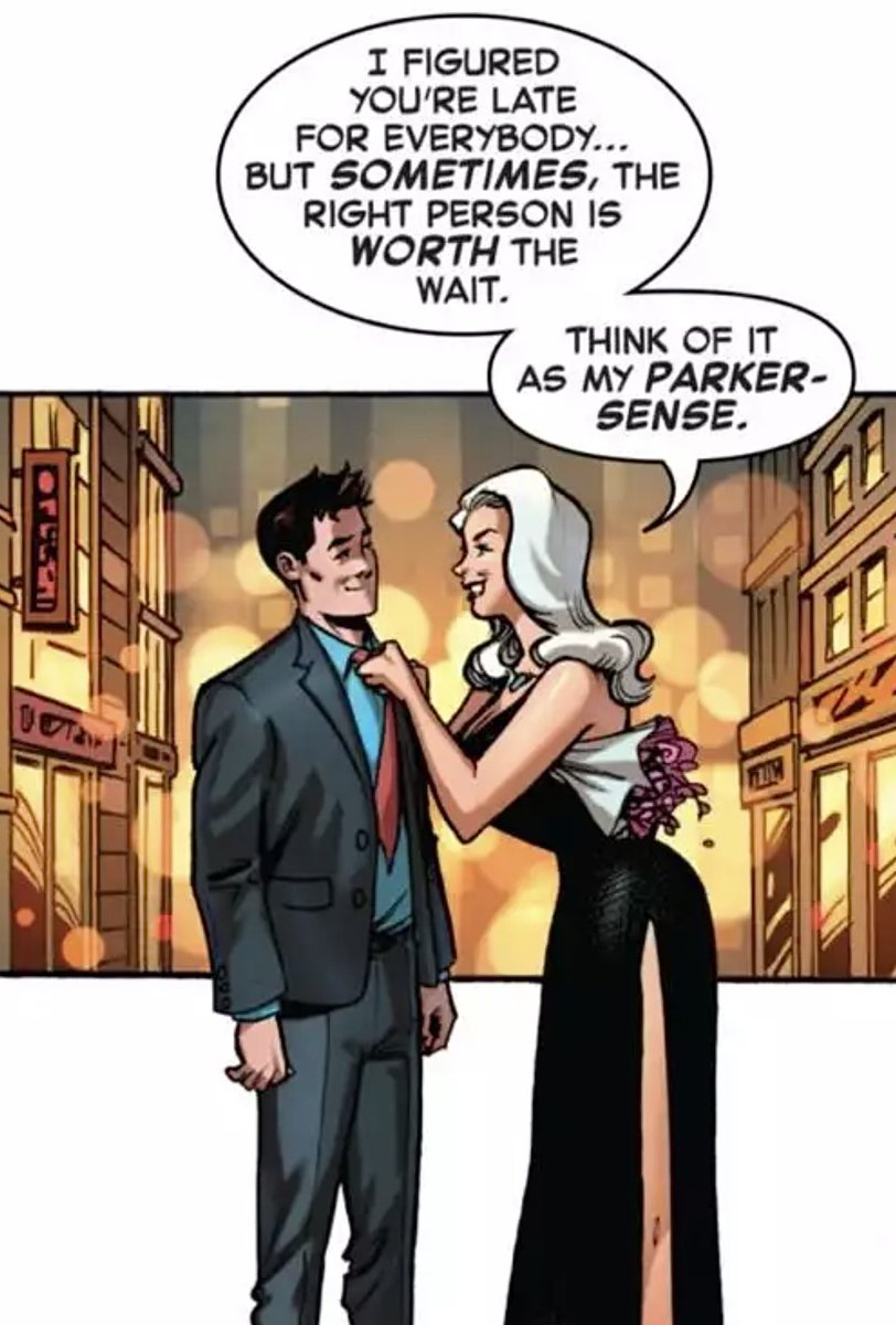 peterfelweek's tweet photo. Peterfel date night in Spider-Verse Unlimited Infinity Comic #37! ๐ https://t.co/IiFvCKKbVt