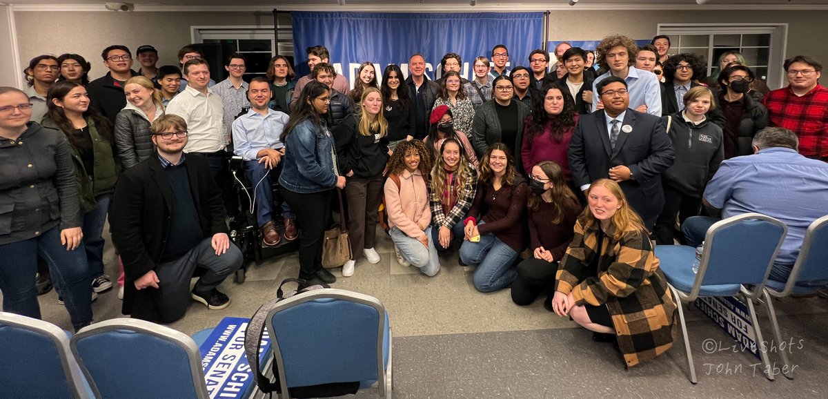 Liveshots12's tweet photo. @RepAdamSchiff  @DavisCollegeDem 
Great time on campus last night. @RepAdamSchiff for Senate. https://t.co/DzQNxKpuQA