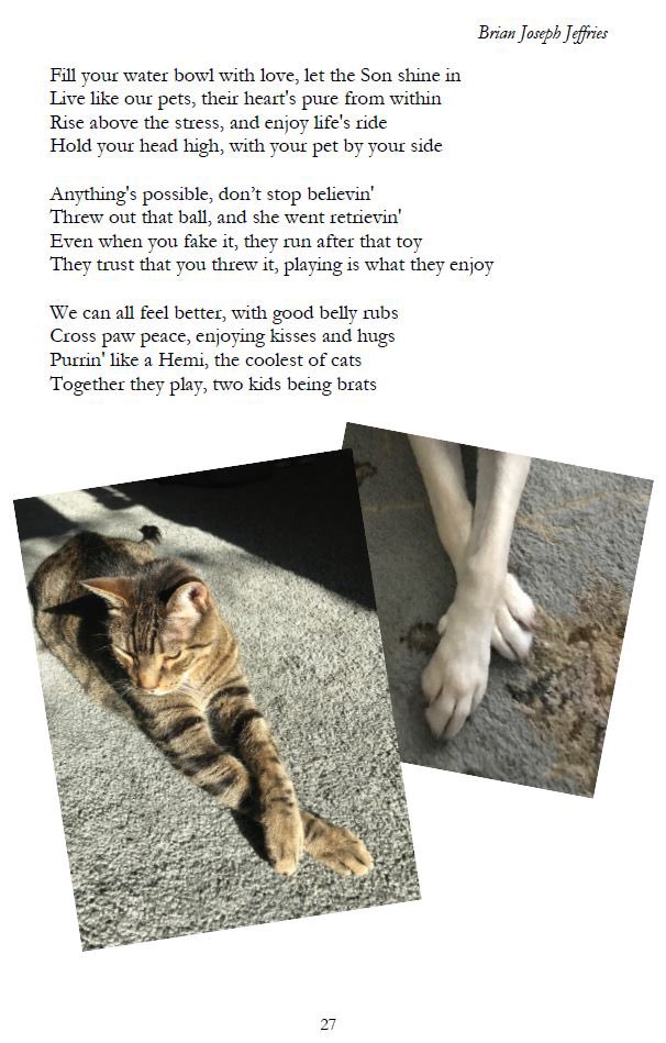 BrianJoseph777's tweet photo. #PetByYourSide from #3amSongbook #ShareTheLove #Bible #Poetry #TherapyAnimals #Pets #Bible #TimBurton #NightmareBeforeChristmas #Love @Jeep @barkbox @JourneyOfficial #Psalm91 https://t.co/KTrvKRZCRC