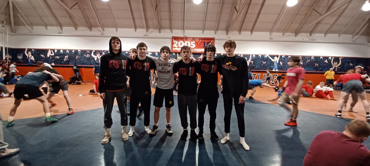 CoachFarwell's tweet image. These studs are ready to go! IHSA State Championships start tomorrow around 4:30pm.  Follow the action on trackwrestling.com @BataviaWrestler