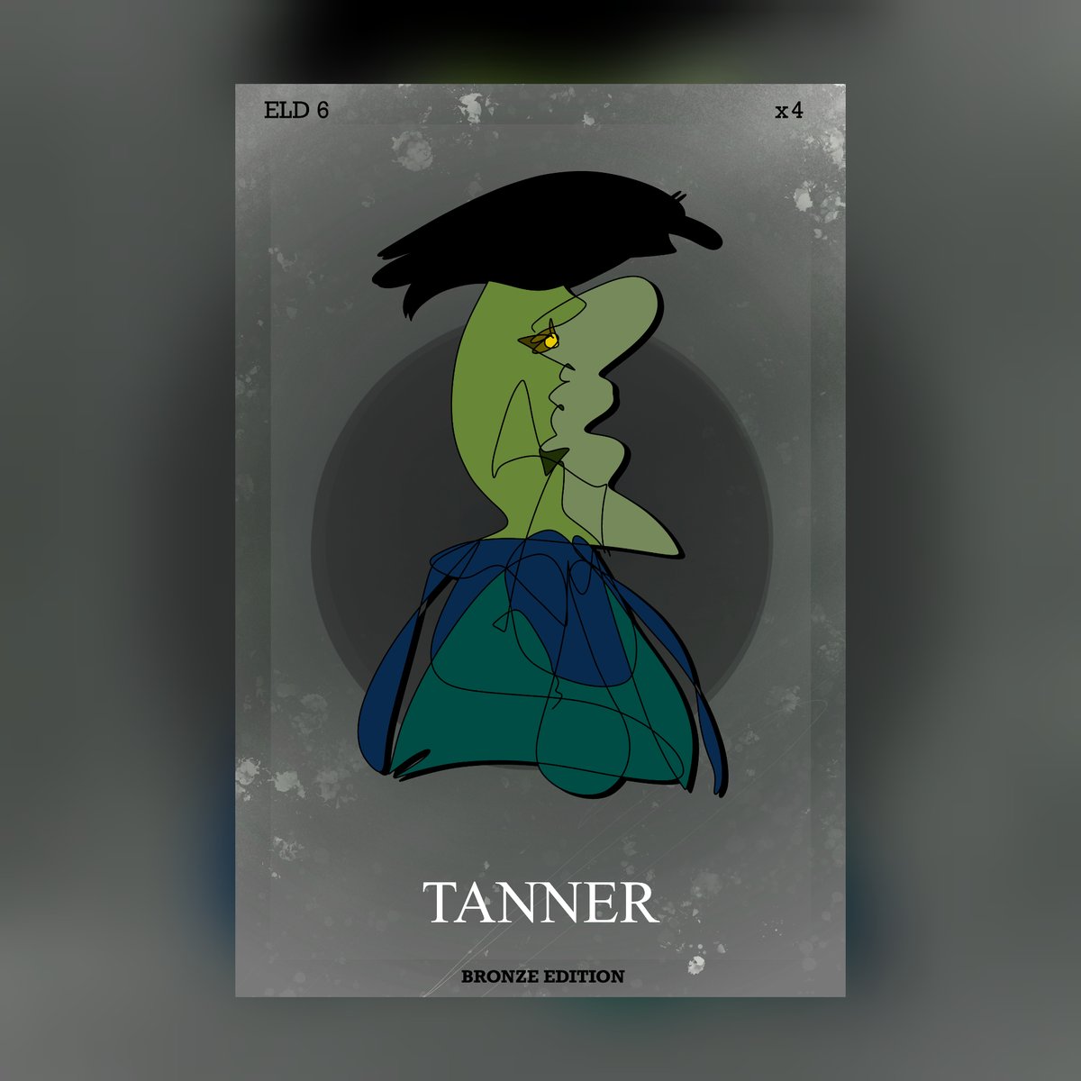 elduniverse's tweet photo. ELD the TANNER (ELD 6 The BLACK HOLE : end of an era. 🙏🙏🙏🙏🙏🙏) ELD UNIVERSE : set of collectible cards featuring abstract characters, that are collectibles and tradable. 6' Editions : 23 Characters. #eld #eld6 https://t.co/xodgArk12Y