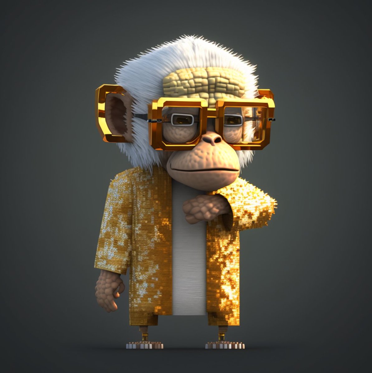 <a href="/fxnction/">f𝕏nction (0/hero)</a> This is my AI attempt at the golden ape <a href="/Apes3D/">Apes 3D</a>