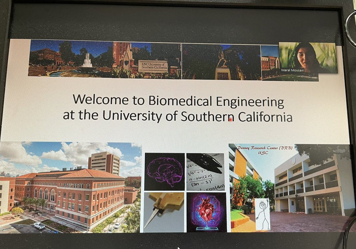MarieKuhnPVHS's tweet photo. Science National Honor Societyβs guest speaker today was Dr. Maral Mousavi with one of her students, Victor.
Really interesting info on biomedical engineering, what they are working on in her lab at USC, and even a virtual tour of her lab! So cool! #microfluids @PVHS_Seakings https://t.co/3w4ZLSeNwt