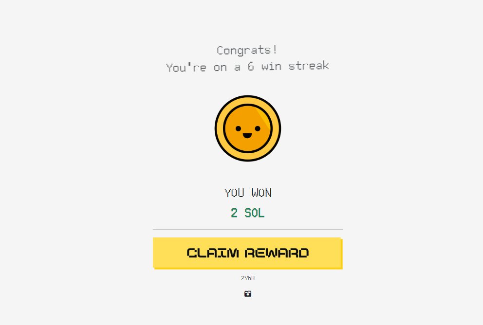 I lost 2k hbar this day in <a href="/hedera300/">H Arcade</a>. Then, look into Sol if there is a Flip Coin game. I drop 6 SOL and guess what

6 SOL to 24 SOL 🔥

giving 200 hbar to 2 winners.
follow me and <a href="/hedera300/">H Arcade</a> 

ends in 48 hours 🕚

#HBARNFTs #HederaNFTs #solnfts #SolanaNFTs