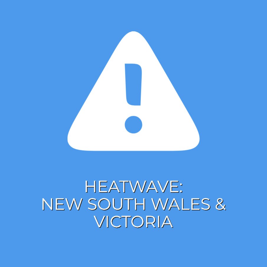 Heatwave conditions are occurring across #victoria and southern and inland #newsouthwales. 

Up to 35C today and tomorrow in #melbourne and much higher into the 40s in regional areas for several days. 

Stay up to date with WillyWeather: bit.ly/36Db9mC