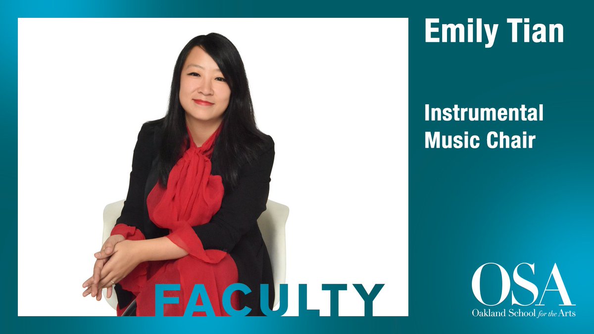 We have so much gratitude for our Instrumental Music department chair, Emily Tian @emily44tian, and all that she brings to our students and faculty each day!