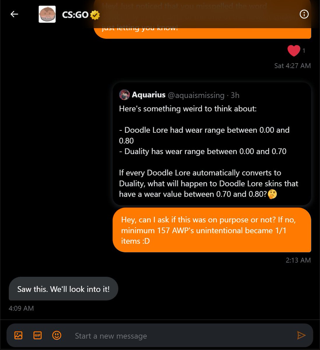aquaismissing's tweet photo. Looks like this might be fixed (or not, idk ¯\_(ツ)_/¯)

Nonetheless, please don't get FOMO. https://t.co/KiQ0eUqk2J