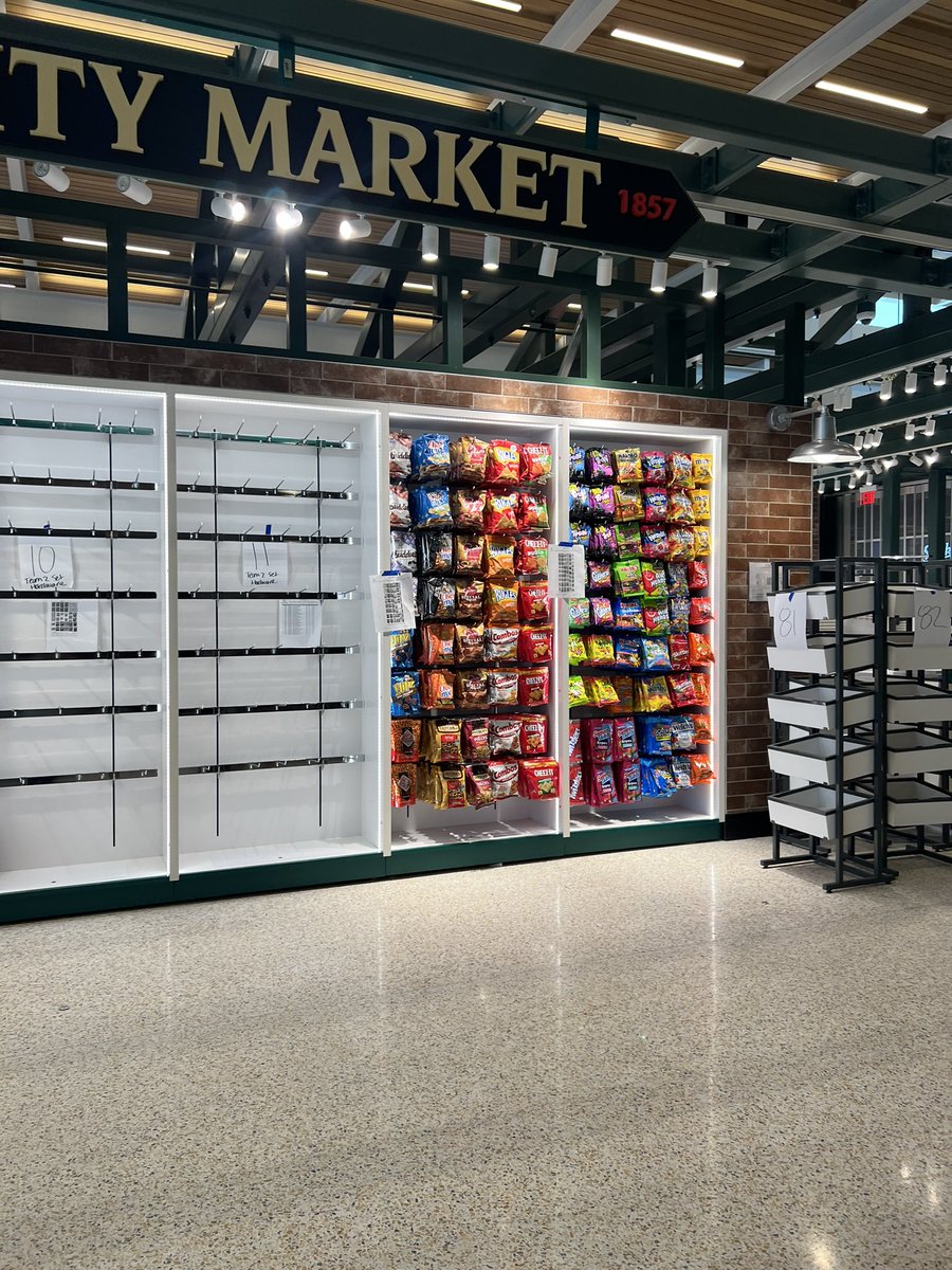 Testing happened now shelves stocked! Getting close✈️ @KCIAirport @BuildKCI #BeingUnited #countdown