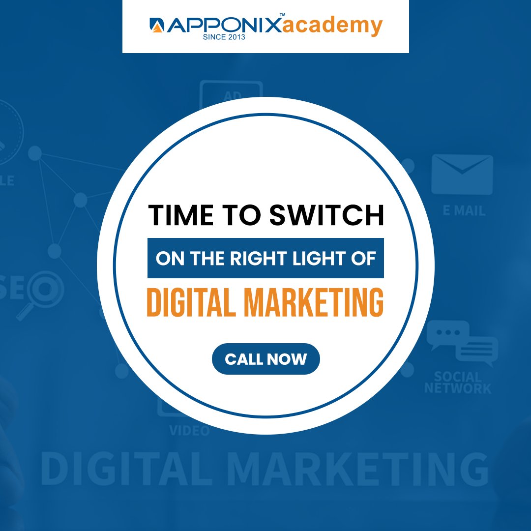 apponix's tweet image. Time to Switch Digital Marketing
#ApponixTechnology
#DigitalMarketing