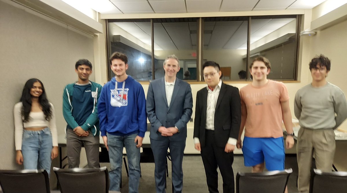 An honor to have Bridgewater Township Mayor <a href="/MatthewMoench/">Matthew C. Moench</a> come and speak with Rutgers Republicans! Thank you for coming!