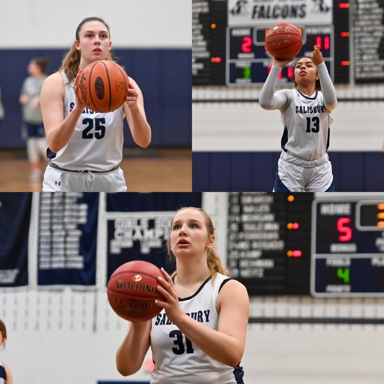 SalisburySchool's tweet photo. Congrats to Salisbury girls basketball players Hannah Kamp, Desiree Nales and Tula Reihman.
Kamp was selected as a Col. League Coaches Honorable Mention All-Star.
Nales &amp; Reihman were recently named LV Live Col. League Honorable Mention Stars of the Week! 👏🤞⭐️🏀
#yoursalisbury https://t.co/WqBBJ3AcPh