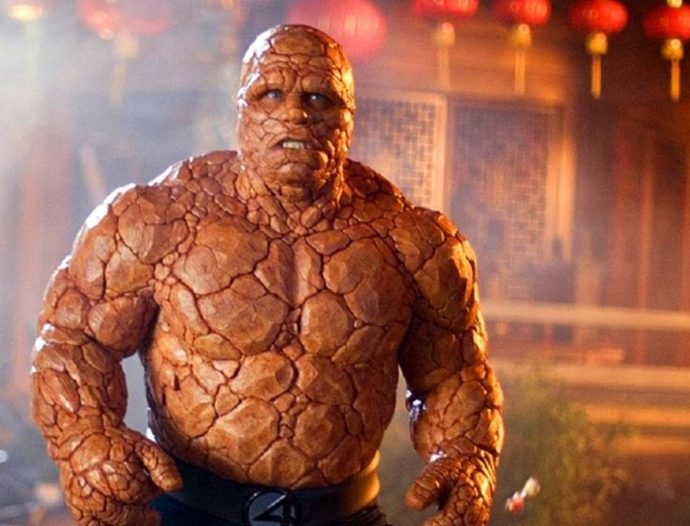 realichigo's tweet image. Built like rock nigga from fantastic 4