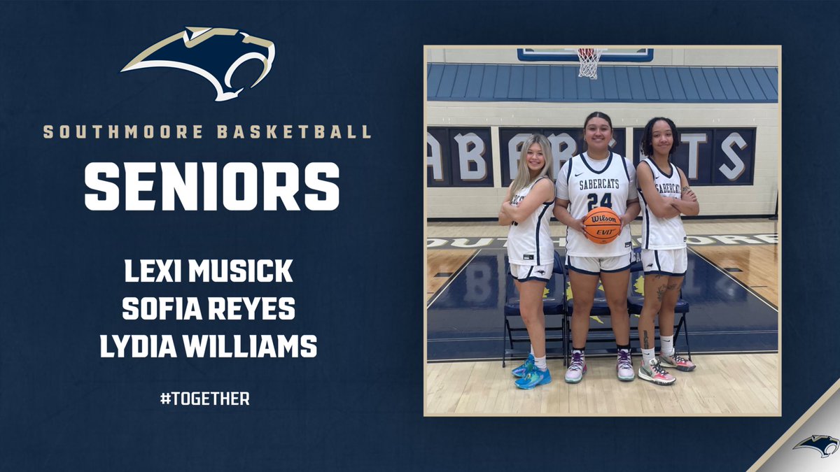 SouthmooreWBB's tweet photo. This Friday Night is Senior Night!! We are so proud of our Seniors! #together #family https://t.co/cvrmsTHi3F