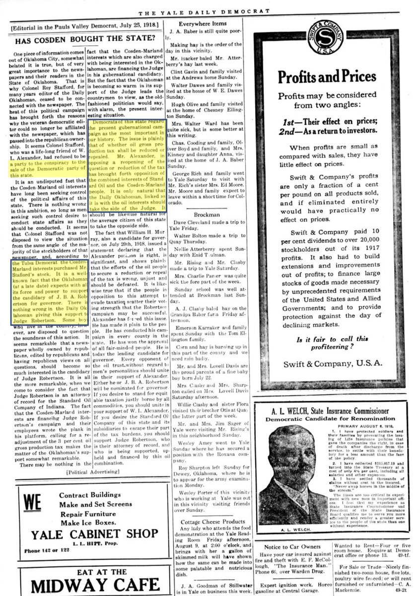 dom_lucre's tweet photo. Democrat Gov. James B. A. Robertson ordered the National Guard to bomb Black Wall Street in Tulsa, Oklahoma on May 31, 1921, to stop a “negro uprising”

The community thrived throughout the first half of the century, even during the Great Depression. 

Happy Black History Month! https://t.co/PyRBrrFQIU