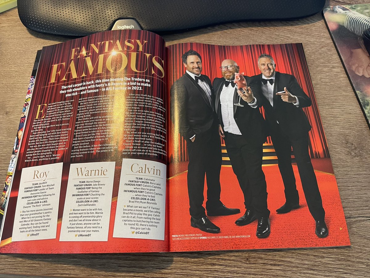 JeppaDT's tweet photo. Looking good gents #AFLFantasy #AFLRecord
@WarnieDT @CalvinDT @RoyDT @mattmottram https://t.co/VVwsK8WOvA