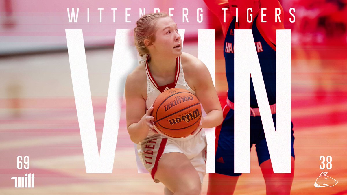 Women's Basketball grabbed their 19th 𝗪𝗜𝗡 of the season with a final score of 69-38 over Hiram! #TigerUp