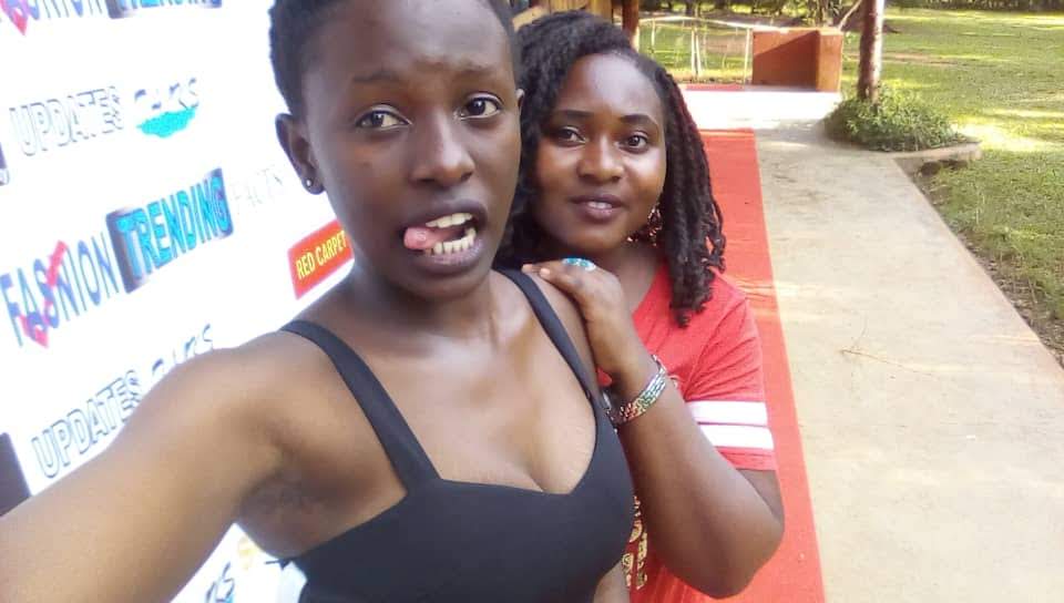 Gerraldbrainz2's tweet photo. The girl in the viral video (in black) tag it mpaka kesho https://t.co/6bP4ECbYne