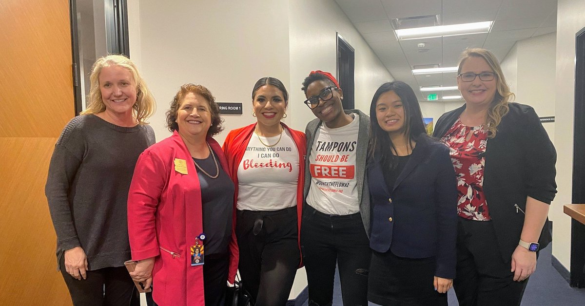 MitziEpstein's tweet photo. Both of my bills passed Sen Education Committee today! Thank you to the many adults and youths who testified and the hundreds who signed in support on RTS! 

SB1674- Cost study of Online Instruction.
SB1675- Free Tampons in schools! 😊 https://t.co/JKxmpOFnDo