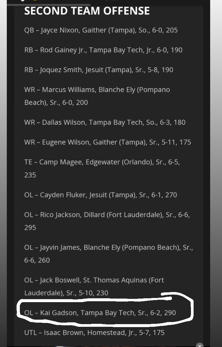 2nd team All- State🔥 <a href="/TBTFootball/">#TechTechTech</a>