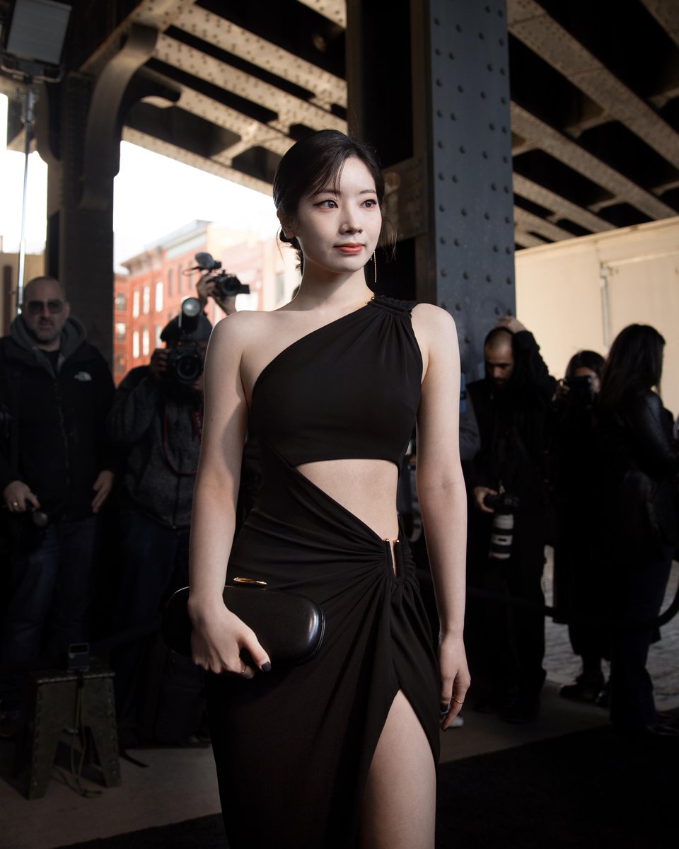 K-pop sensation Dahyun at our Fall/Winter 2023 #MichaelKorsCollection runway show. #NYFW @JYPETWICE