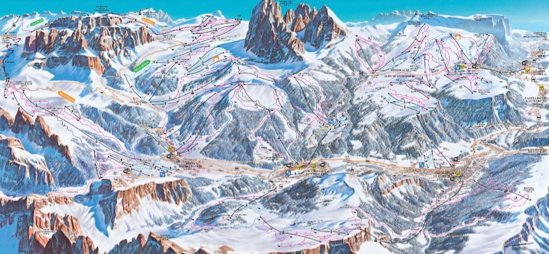 #DolomitiSuperSki  🏂
#SkiMap  ❄
#SellaRonda  ❄
#AltaBadia  💓
#ValGardena  💓
#ItaliaBella 🇮🇹
#italianfood  😋