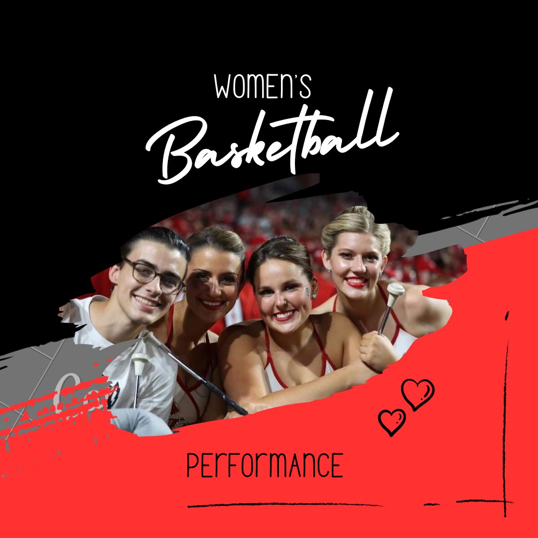 Surprise!! We are so excited to be performing at halftime of the NC State Women’s Basketball game vs. UNC! Come watch us at 8 pm in Reynolds Coliseum tomorrow night!!!!❤️❤️ #gopack