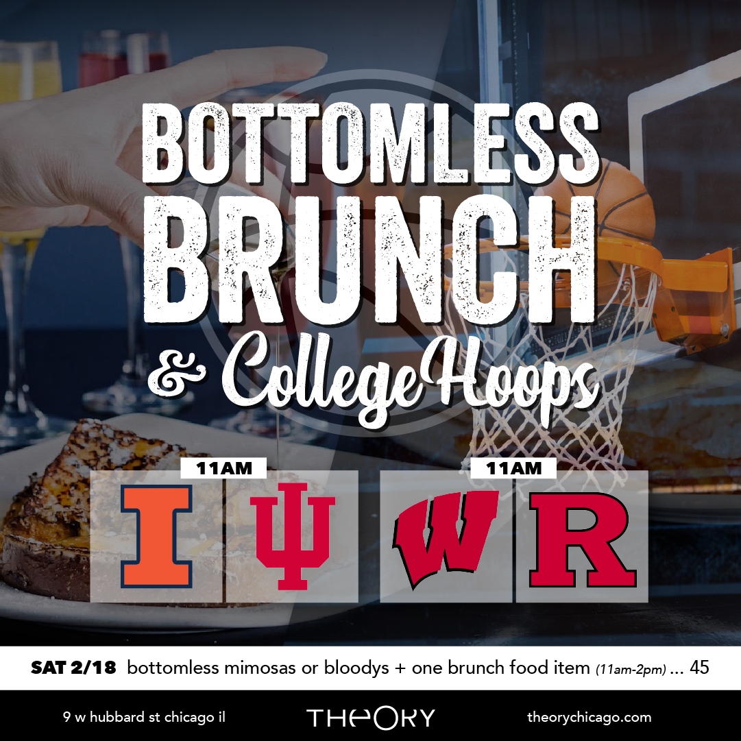 Have you made your reservation for brunch this weekend? Join us on Saturday for bottomless mimosas or bloodys + one brunch food item 🍴

We recommend the challah french toast! 😋

Reservations via Open Table or visit our website theorychicago.com today! 📆

#bottomlessbr...