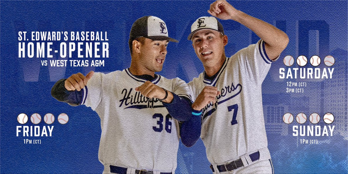 SEUBaseball's tweet photo. HOME-OPENER WEEKEND⚾️
Come show your support for our boys on their first game back on the Hilltop!
#fearthegoat #BeDifferent https://t.co/Hq62M9a5yV