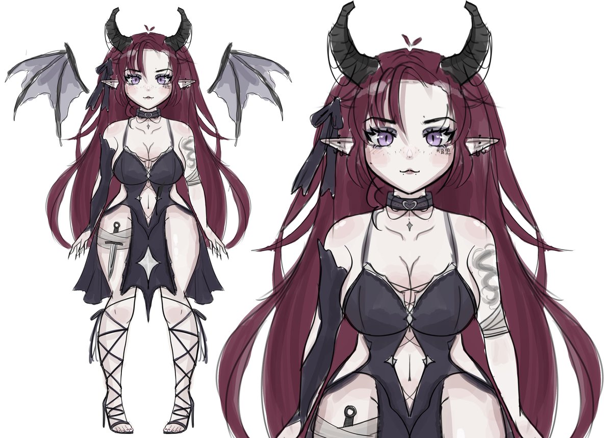 fuitbat_'s tweet photo. ♡ some designs i've done recently for @its_sylva ♡

꒰#vtuber #peachpupcomms꒱ https://t.co/HG1rySlhEH