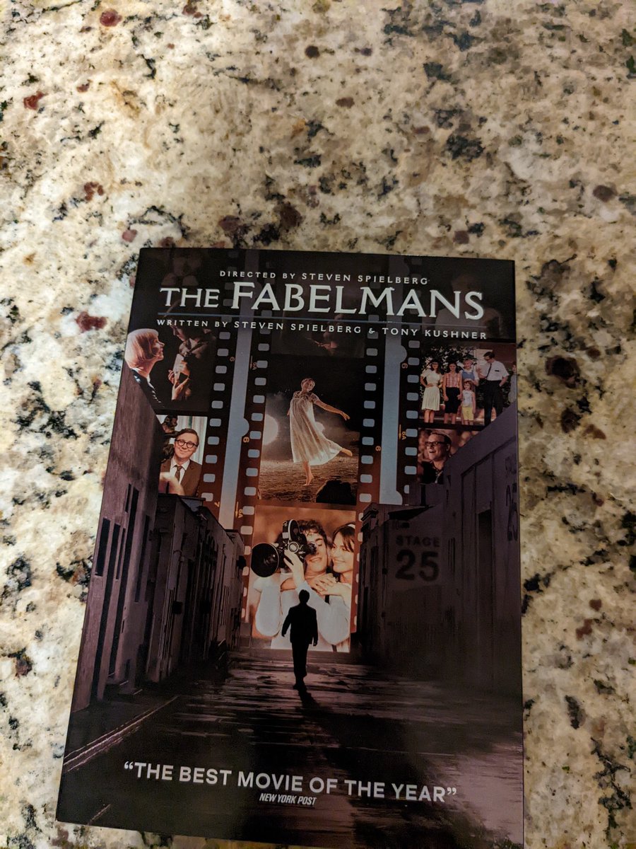 Labellebased's tweet photo. Hello LaBellers, look what I got today. The Fabelmans is out now on DVD! https://t.co/EVvrI85TKK