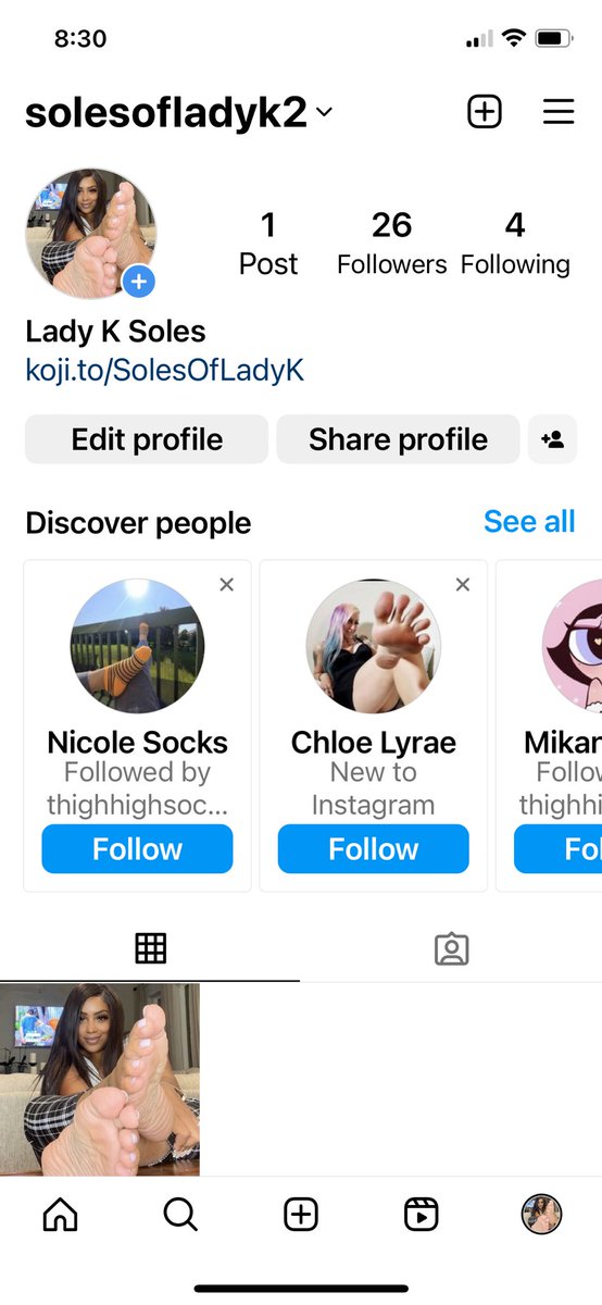 New IG Page again Loves❤️ Please follow @solesofladyk2