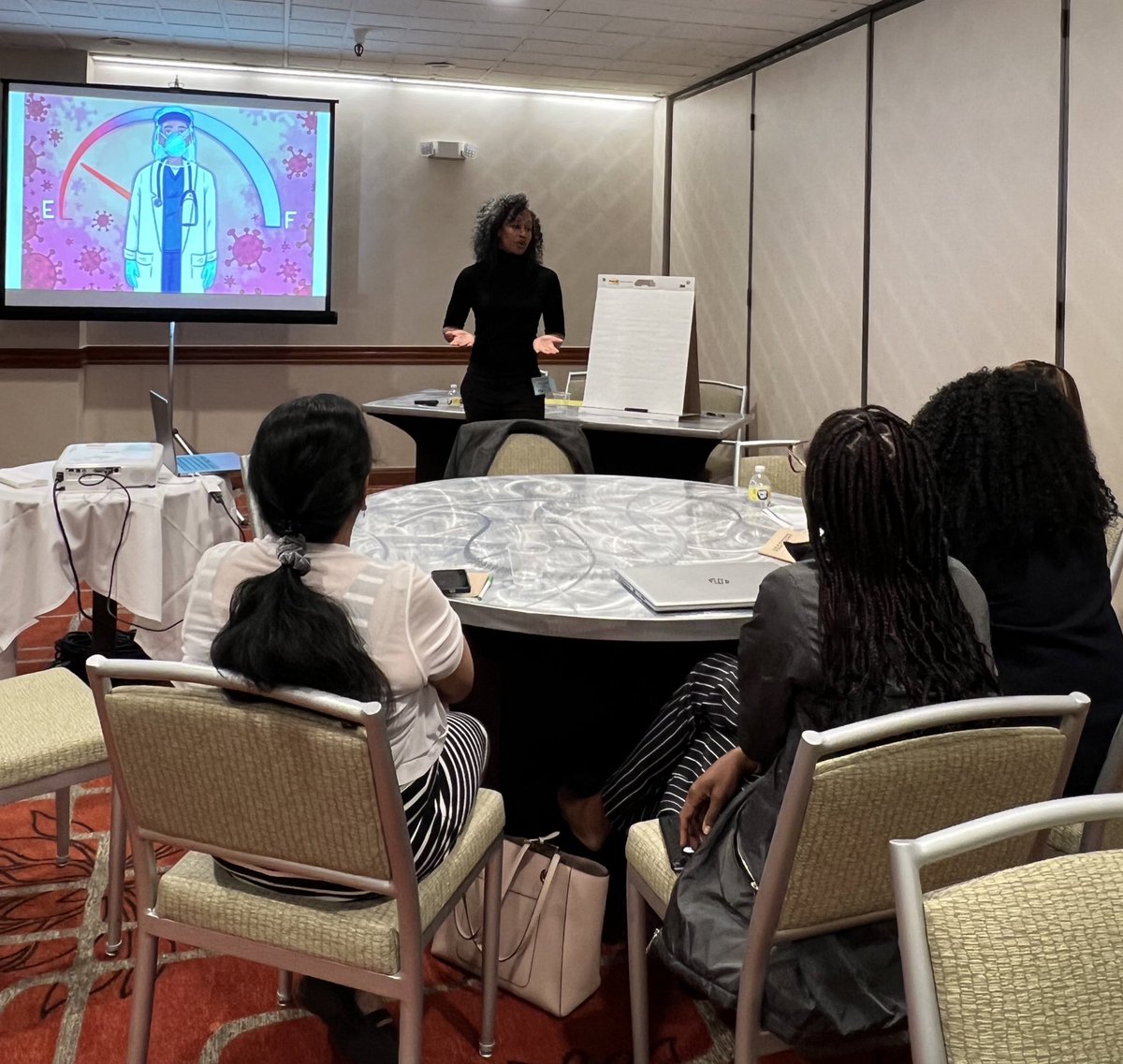 eerogersmd's tweet photo. An inspiring day sharing thoughts about resilience, vitality, and burnout in health care at #UCSFMedEd21 with the amazing @StarrKnightMD.

Awesome to think together about filling our cups and creating systems so we can help ourselves and our learners find fulfillment in our work. https://t.co/MJ7lEoZXLo