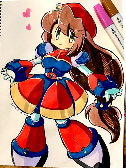 アイリスさん/ロックマンX4塗った下どっしりのバランスかわいい。Xより体重重いかもしれない(金属量な意味で 