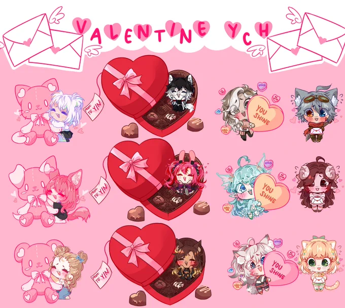 Some ych chibs I did ;v;!! aaa Thanks so much everyone again <3 