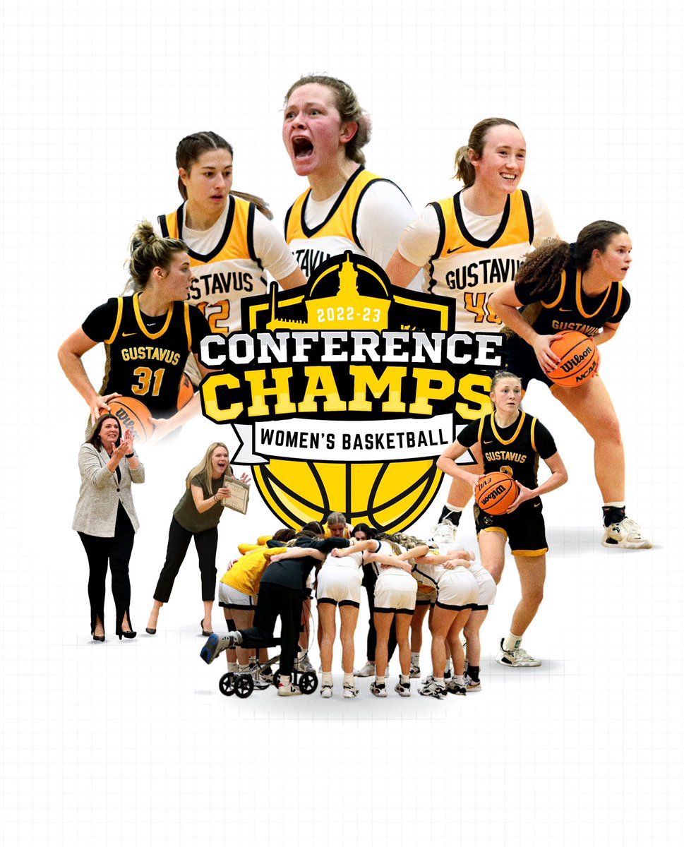 Call it. Your undisputed MIAC Regular Season Champs. 

The 𝐅𝐈𝐑𝐒𝐓 outright champion in program history.

#GoGusties | #d3hoops