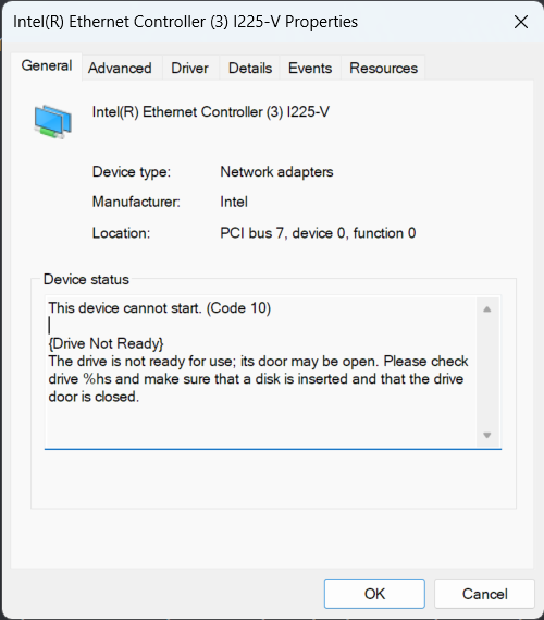Ah yes. I love when my ethernet adapter stops working because the... *checks notes* doOR IS OPEN?!?