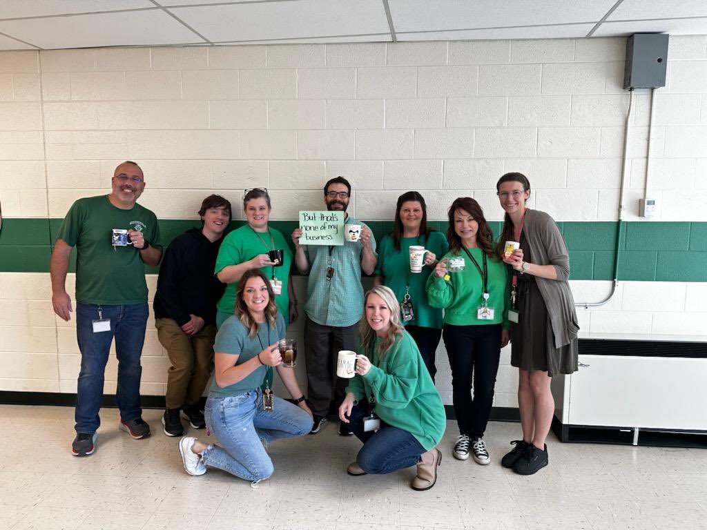 Our @gms_tn 6th grade team on Meme Day! Great team work! #RISEasONE