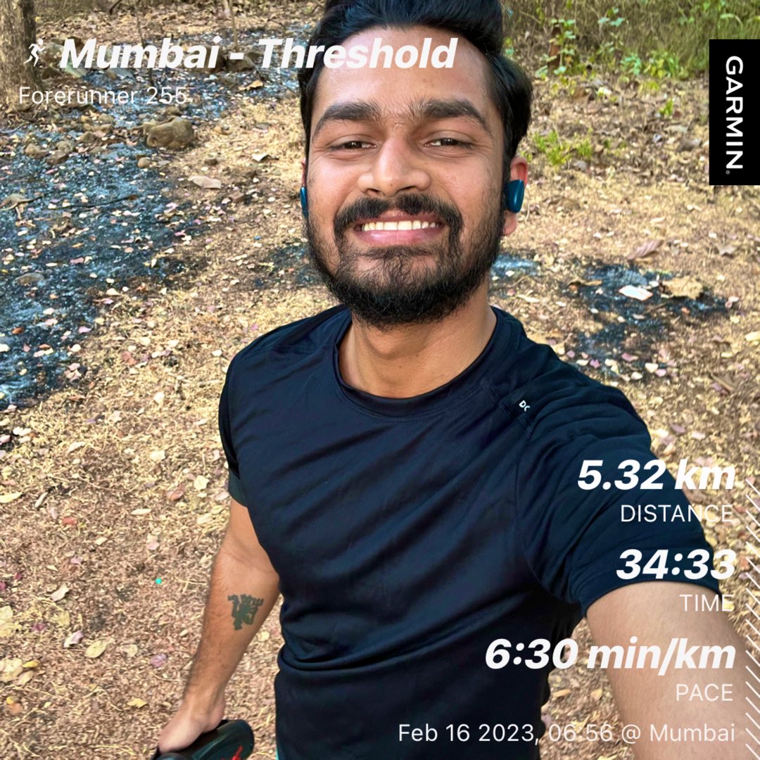 ameya91's tweet image. Short 15min #ThresholdRun 

#chasingTheSun #runnersOfTwitter #runchat #runnect #admireYourself #fitIndiaMovement @Garmin