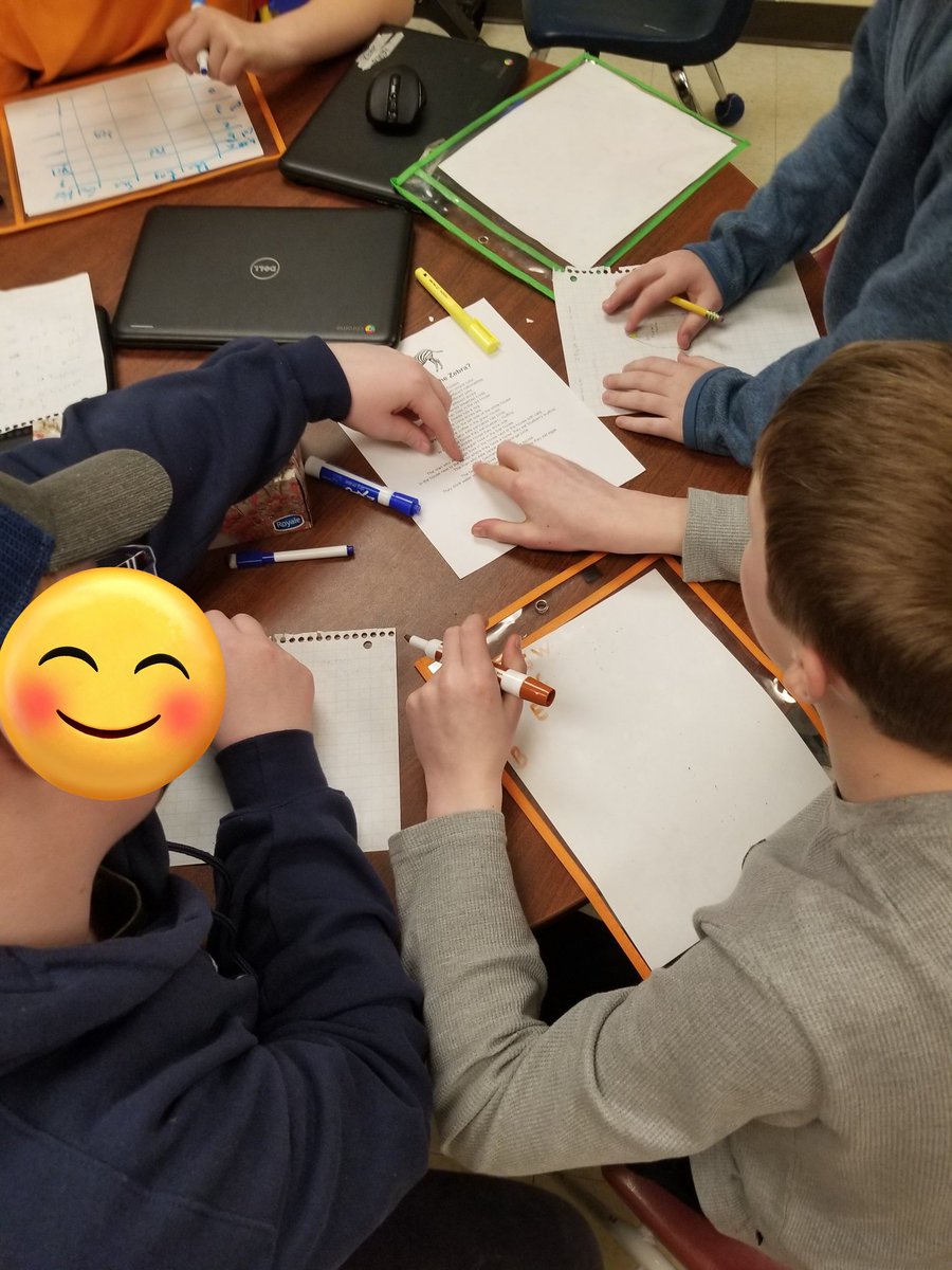 Shannon Armstrong (@missa_music) on Twitter photo Lots of interesting discussions and collaboration today while these gr. 7 students worked to solve a version of Einstein's zebra logic puzzle! Solution still TBD.. @OrchardParkPS <a href="/MrSteveKemp/">Stephen Kemp</a> Lots of interesting discussions and collaboration today while these gr. 7 students worked to solve a version of Einstein's zebra logic puzzle! Solution still TBD.. @OrchardParkPS <a href="/MrSteveKemp/">Stephen Kemp</a>